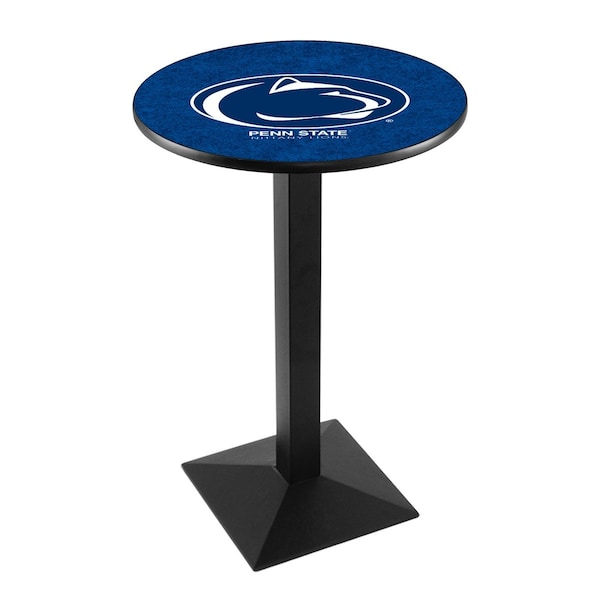 42" Blk Wrinkle Penn State Pub Table